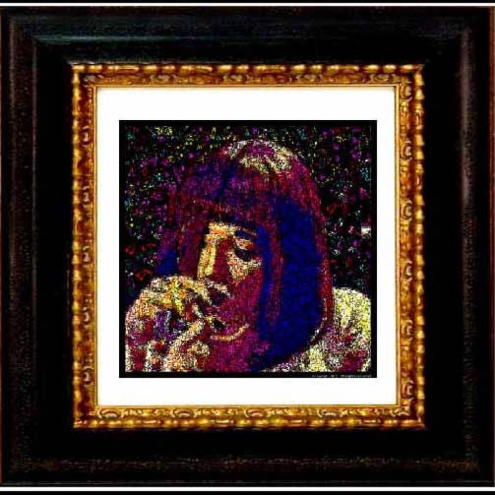 "Portrait Of A Woman Lighting Up A Cigarette"